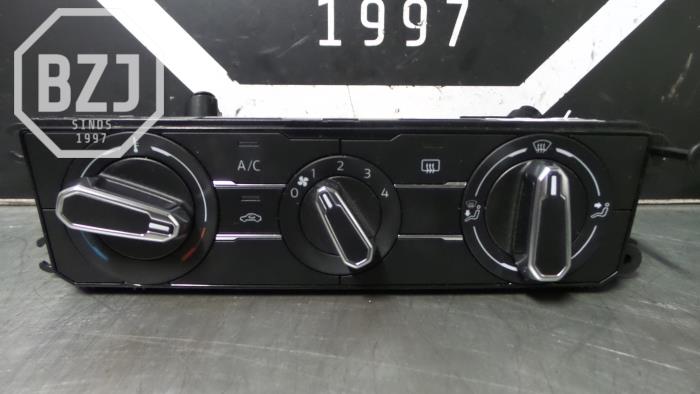 Panneau de commandes chauffage d'un Volkswagen Polo VI (AW1) 1.0 TSI 12V 2018