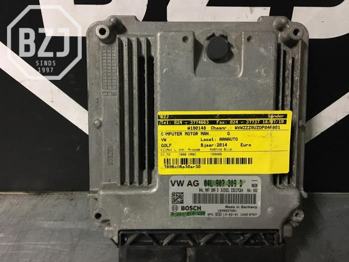 Engine management computer Volkswagen Golf VII (AUA), 2012 / 2021 2.0 TDI 16V, Hatchback, Diesel, 1.968cc, 110kW (150pk), FWD, CRBC; CRLB; CRMB; DFGA; DCYA; DEJA; CRUA, 2012-08 / 2020-08 (Used)