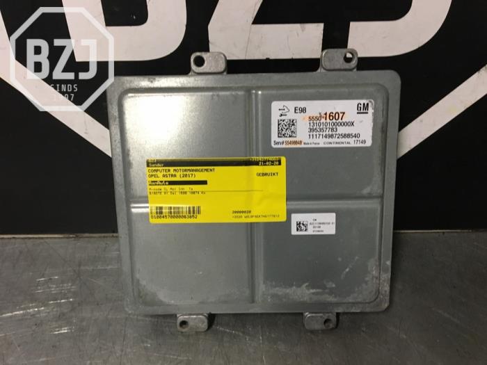 Engine management computer Opel Astra K, 2015 / 2022 1.6 CDTI 110 16V, Hatchback, 4-dr, Diesel, 1.598cc, 81kW (110pk), FWD, B16DTE, 2015-06 / 2019-08, BD6EK; BE6EK; BF6EK (Used)
