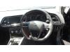 Volant d'un Seat Leon (5FB), 2012 1.4 TSI 16V, Berline avec hayon arrière, 4 portes, Essence, 1.395cc, 92kW (125pk), FWD, CZCA, 2014-05 2018