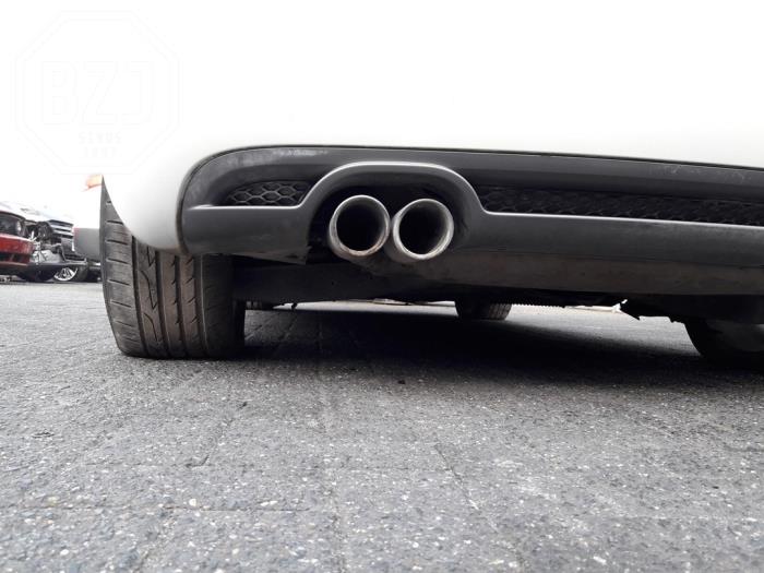 Exhaust rear silencer from a Audi A3 Cabriolet (8P7) 2.0 TDI 16V 2009
