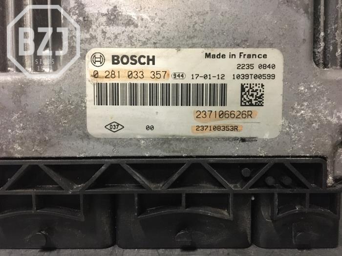 Engine management computer Opel Vivaro 1.6 CDTi BiTurbo 0281033357