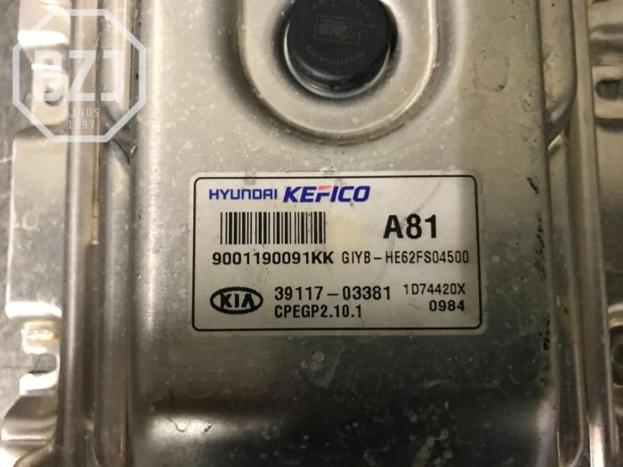 Engine management computer Kia Rio IV 1.2 MPI 16V - 9001190091KK G4LA ...