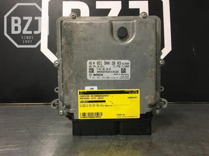 Used Engine management computer Mercedes Vito Tourer (447.7) 2.2 114 CDI 16V Price € 302,50 Inclusive VAT offered by BZJ b.v.