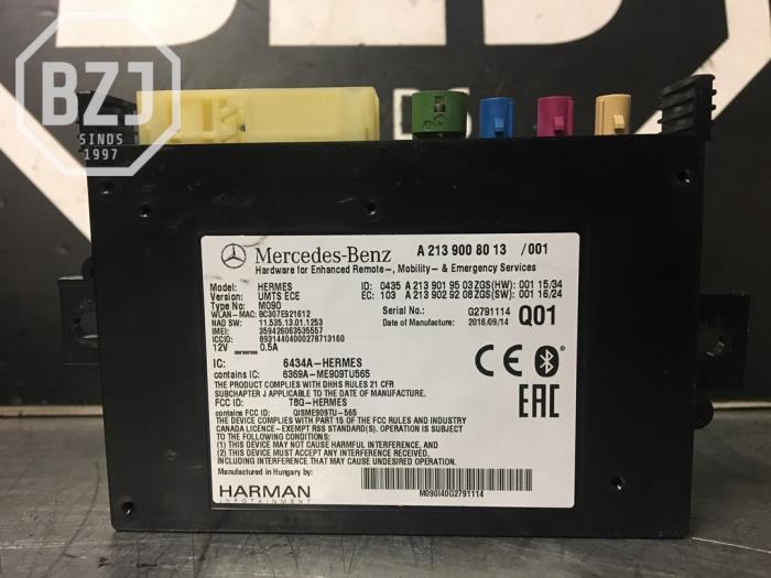 Begagnade Bluetooth-modul Mercedes C (W205) C-350 e 2.0 16V Pris € 180,29 Inklusive moms erbjuds av BZJ b.v.