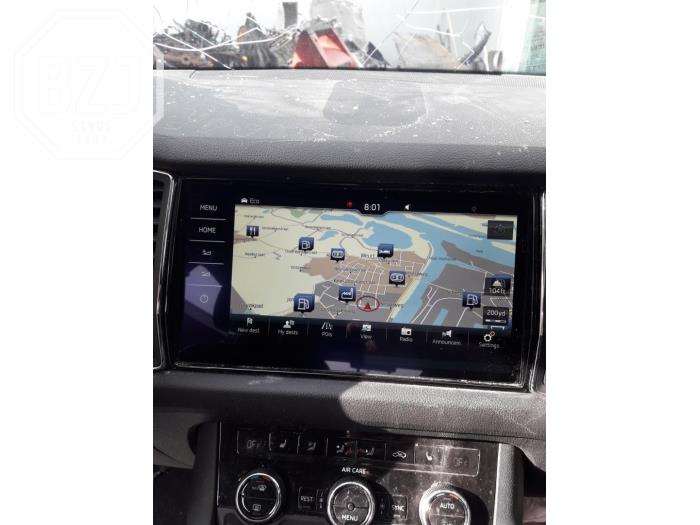 Navigation Display van een Skoda Kodiaq 2.0 TDI 190 16V 4x4 2018