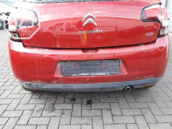Pare choc arrière d'un Citroën C3 (SC) 1.2 VTi 82 12V 2014