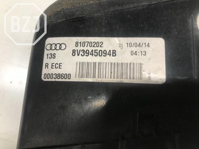 Taillight, right from a Audi A3 2014
