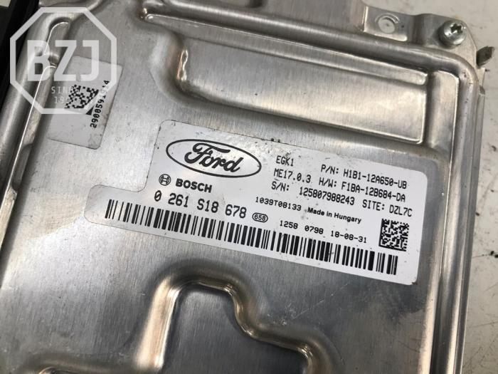Steuergerät Motormanagement van een Ford Fiesta 7 1.1 Ti-VCT 12V 85 2018