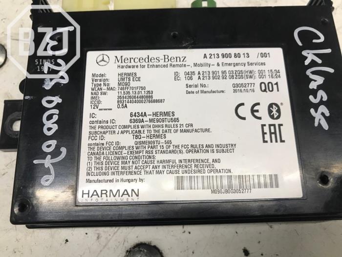 Bluetooth-Modul van een Mercedes-Benz A (W176) 1.5 A-180 CDI, A-180d 16V 2017