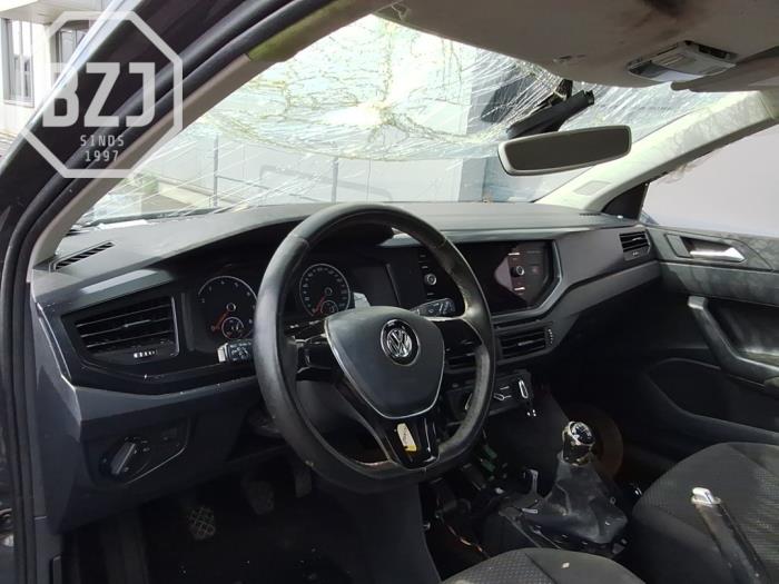 Airbag Set+Modul van een Volkswagen Polo VI (AW1) 1.0 12V BlueMotion Technology 2019
