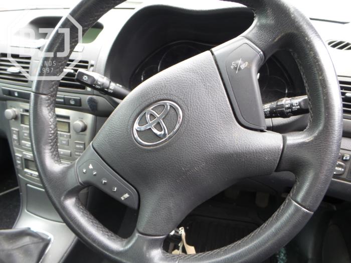 Left airbag (steering wheel) from a Toyota Avensis (T25/B1D) 2.0 16V D-4D 2006