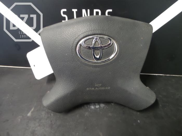 Left airbag (steering wheel) from a Toyota Avensis (T25/B1D) 2.0 16V D-4D 2006