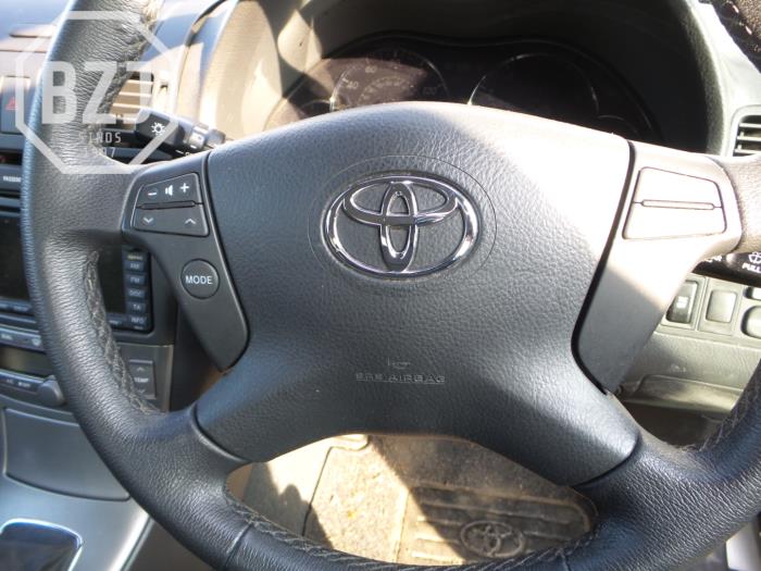 Left airbag (steering wheel) from a Toyota Avensis (T25/B1D) 1.8 16V VVT-i 2008