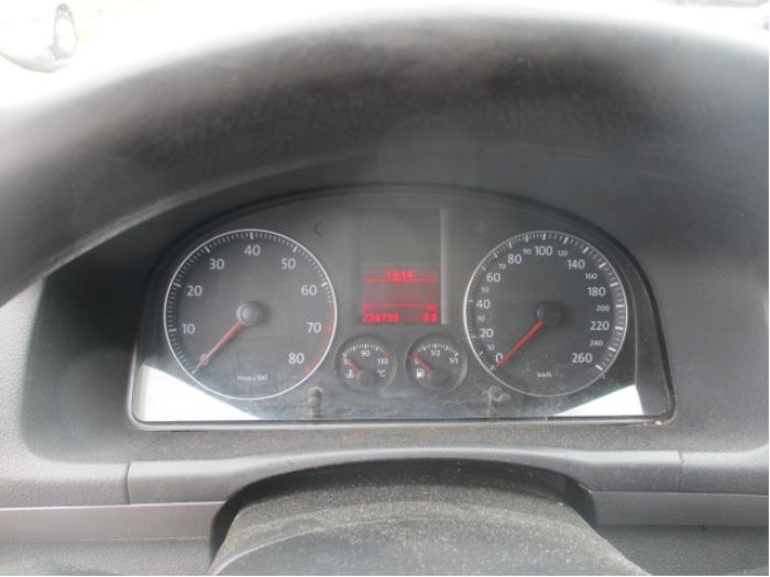 Instrument panel from a Volkswagen Touran (1T1/T2) 1.6 FSI 16V 2003