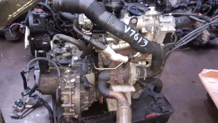Engine from a Skoda Fabia (6Y5) 1.4 TDI 80 2006