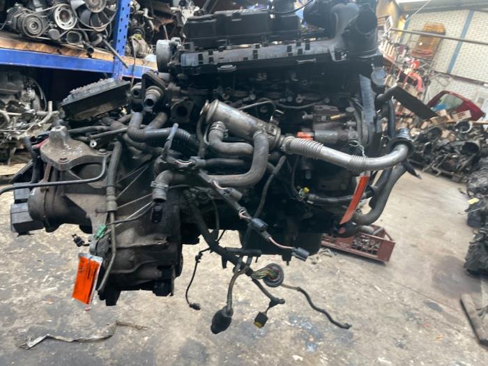 Engine from a Ford Fiesta 5 (JD/JH) 1.4 TDCi 2006