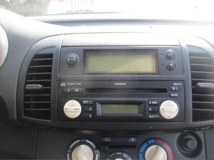 On-board computer from a Nissan Micra (K12) 1.4 16V 2004