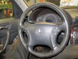 Used Steering wheel Mercedes C (W203) 1.8 C-200K 16V Price € 50,00 Margin scheme offered by Boekholt autodemontage B.V