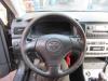 Steering wheel from a Toyota Corolla (E12), 2002 / 2007 2.0 D-4D 16V 110, Hatchback, Diesel, 1.995cc, 81kW (110pk), FWD, 1CDFTV, 2002-01 / 2006-12, CDE120 2003