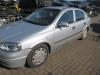 Rear door 4-door, left from a Opel Astra G (F08/48), 1998 / 2009 1.6, Hatchback, Petrol, 1.598cc, 62kW (84pk), FWD, Z16SE, 2000-09 / 2005-01 2002
