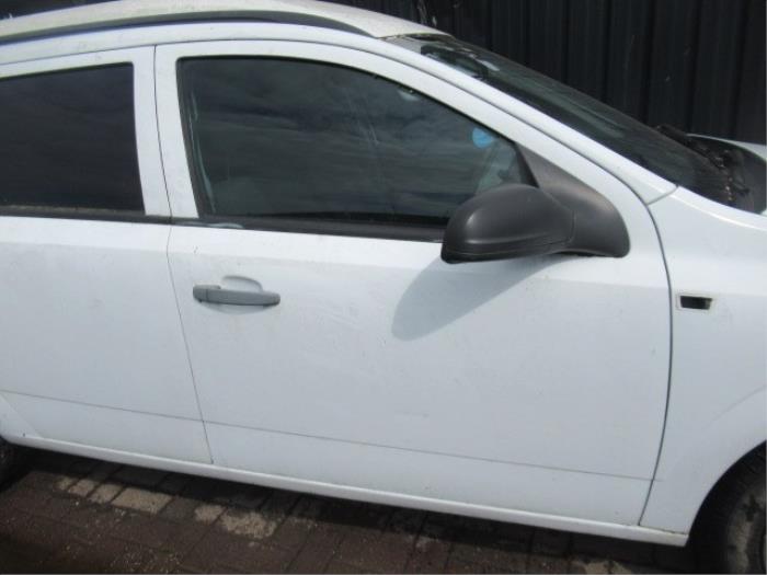Szyba drzwi lewych przednich wersja 4-drzwiowa z Opel Astra H SW (L35) 1.9 CDTi 16V 150 2006