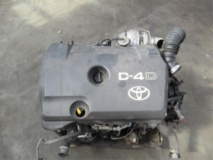 Cobertor motor de un Toyota Corolla Verso (R10/11) 2.2 D-4D 16V 2006