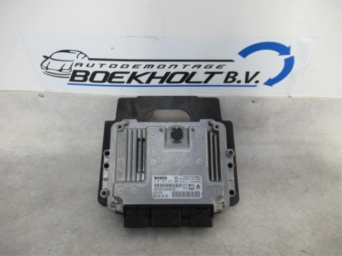 Engine management computer from a Peugeot Partner (GC/GF/GG/GJ/GK) 1.6 HDI 75 16V 2009
