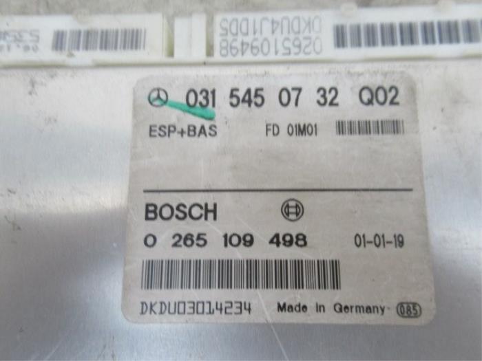 Sterownik ESP z Mercedes-Benz E Combi (S210) 2.2 E-220 CDI 16V 2001