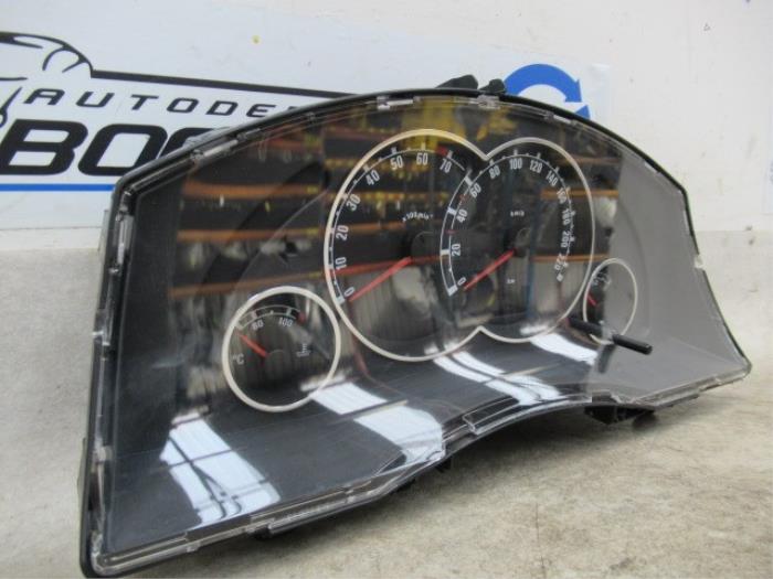 Instrument de bord d'un Opel Meriva 1.4 16V Twinport 2008