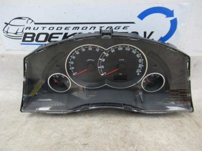 Instrument de bord d'un Opel Meriva 1.4 16V Twinport 2008