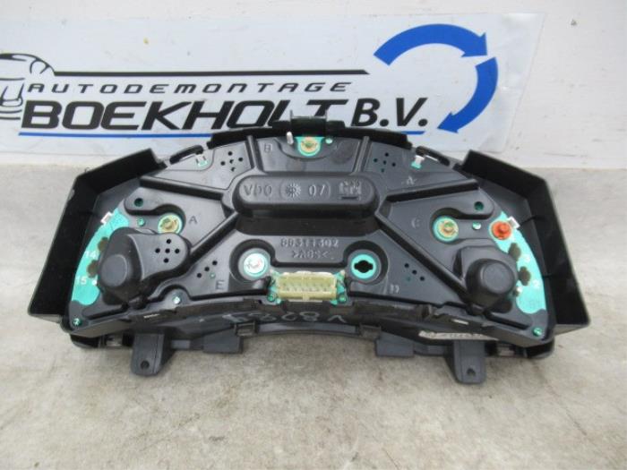 Instrument de bord d'un Opel Meriva 1.4 16V Twinport 2008
