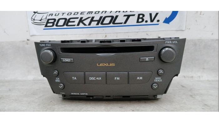 Używane Radio Lexus IS (E2) 250 2.5 V6 24V Cena € 65,00 Procedura marży oferowane przez Boekholt autodemontage B.V