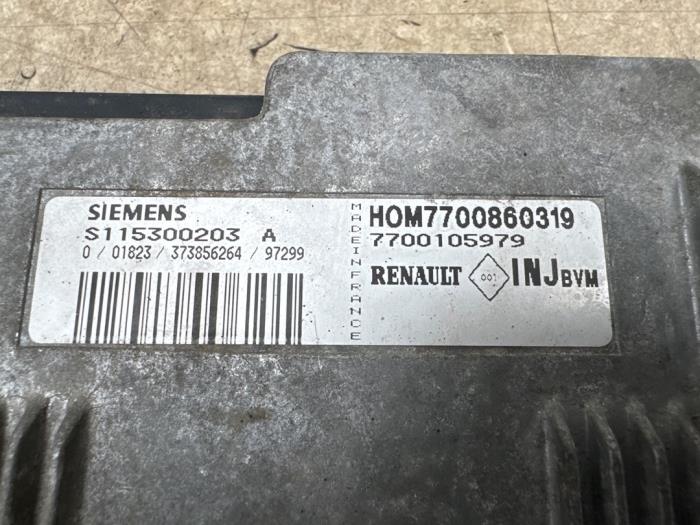 Engine Computer Box K7m Engine management computer Renault Megane 1.6i ,Easy - 7700105979 K7M ...