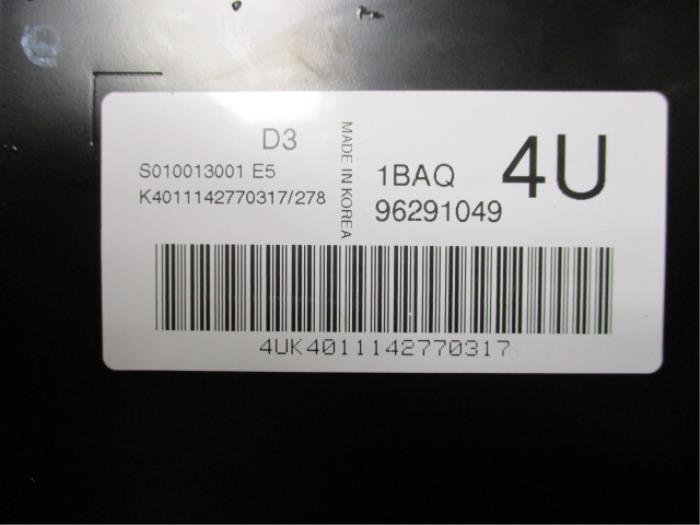 Used Engine management computer Chevrolet Matiz 0.8 Price € 40,00 Margin scheme offered by Boekholt autodemontage B.V