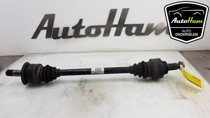 Drive shaft, rear left from a BMW 1 serie (F20) 114i 1.6 16V 2014