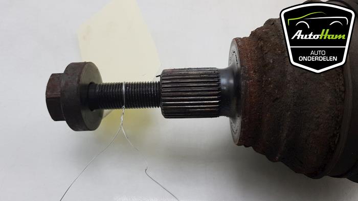 Front drive shaft, left from a Volkswagen Eos (1F7/F8) 1.6 FSI 16V 2008