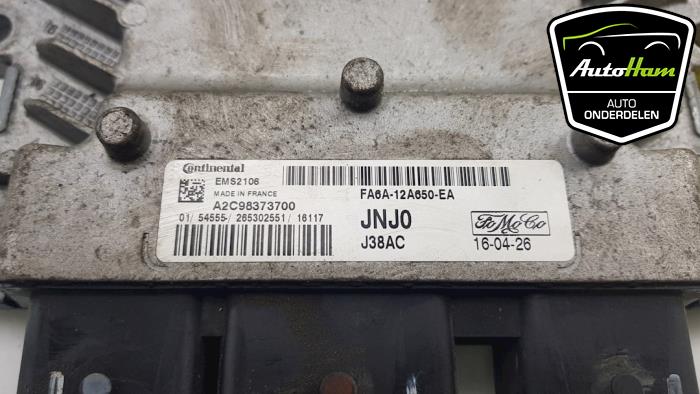 Engine management computer from a Ford Fiesta 6 (JA8) 1.25 16V 2016