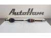 Front drive shaft, right from a Renault Clio III (BR/CR), 2005 / 2014 1.2 16V Tce, Hatchback, Petrol, 1.149cc, 76kW (103pk), FWD, D4F786; D4FH7, 2010-09 / 2014-12, BR14; BRC4; CR14; CRC4 2011