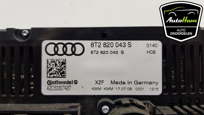 Panel sterowania nagrzewnicy z Audi A4 (B8) 2.0 TDI 16V 2009