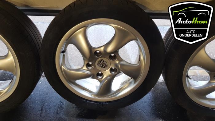 Sport rims set + tires Porsche Boxster 2.5 24V - 99636212400 Alloy PORSCHE