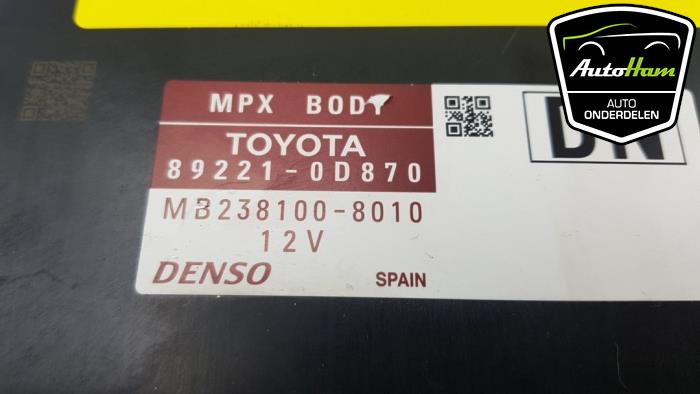 Steuergerät Body Control van een Toyota Yaris III (P13) 1.5 16V Hybrid 2018