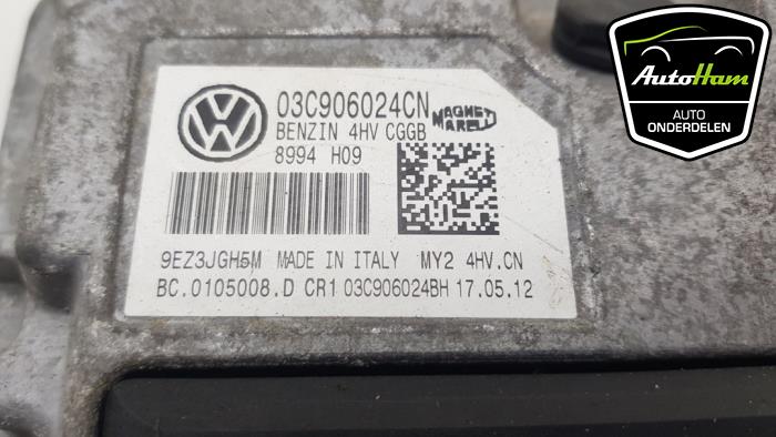 Ordenador de gestión de motor de un Volkswagen Polo V (6R) 1.4 16V 2012