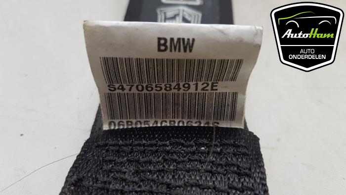 Rear seatbelt, right from a BMW 5 serie (E60) 550i 32V 2006