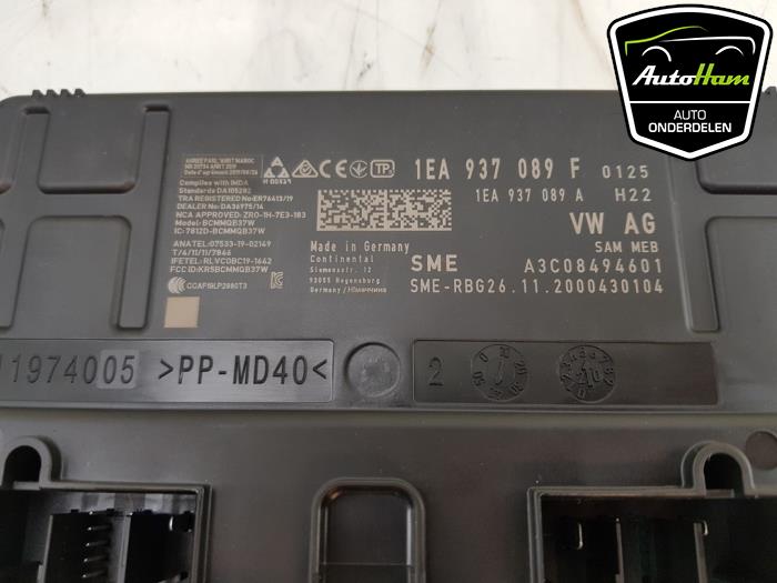 Used Body control computer Volkswagen ID.3 (E11/E12) First, Life, Pro 58 kWh Price € 145,00 Margin scheme offered by AutoHam