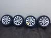 Sport rims set + tires from a Opel Meriva, 2010 / 2017 1.4 Turbo 16V ecoFLEX, MPV, Petrol, 1.364cc, 88kW (120pk), FWD, A14NEL, 2010-06 / 2013-10 2012