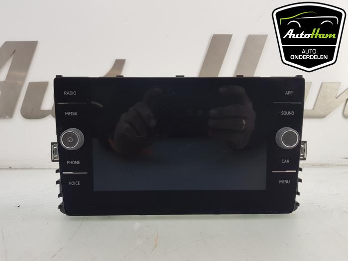 Controlador de pantalla multimedia de un Volkswagen Polo VI (AW1) 1.0 TSI 12V 2018