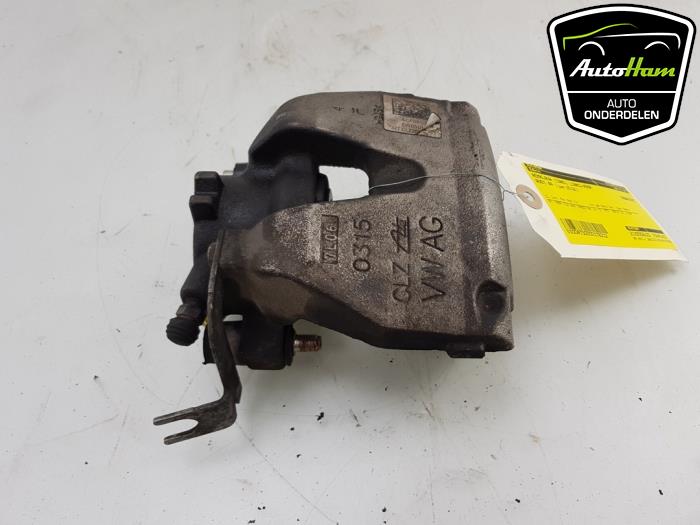Front brake calliper, left from a Audi A4 Avant (B9) 2.0 40 T MHEV 16V 2018