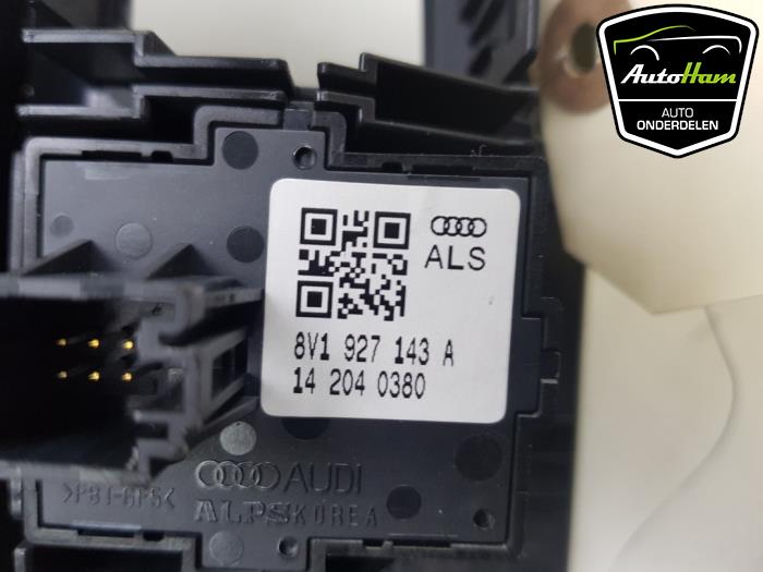 MMI Schalter van een Audi A3 Sportback (8VA/8VF) 1.4 16V g-tron 2014
