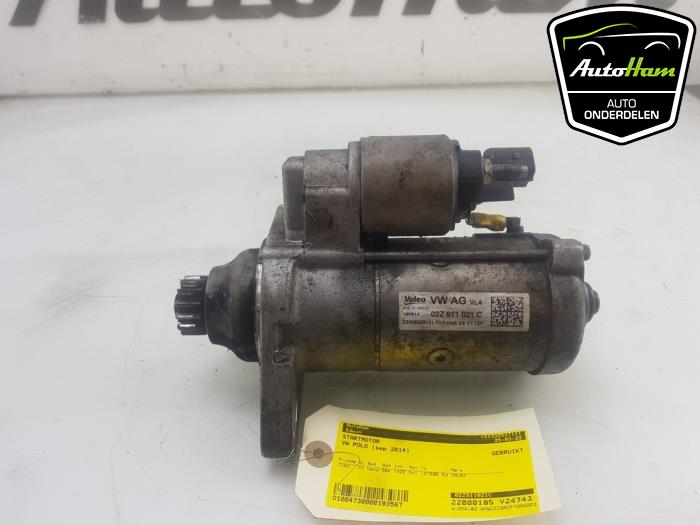 Starter from a Volkswagen Polo V (6R) 1.4 TDI DPF BlueMotion technology 2014